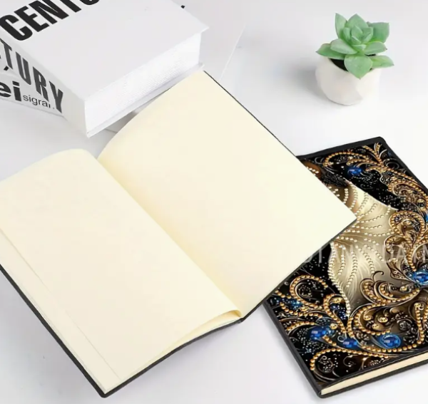 Diamond Painting  Notizbuch Siamkatze